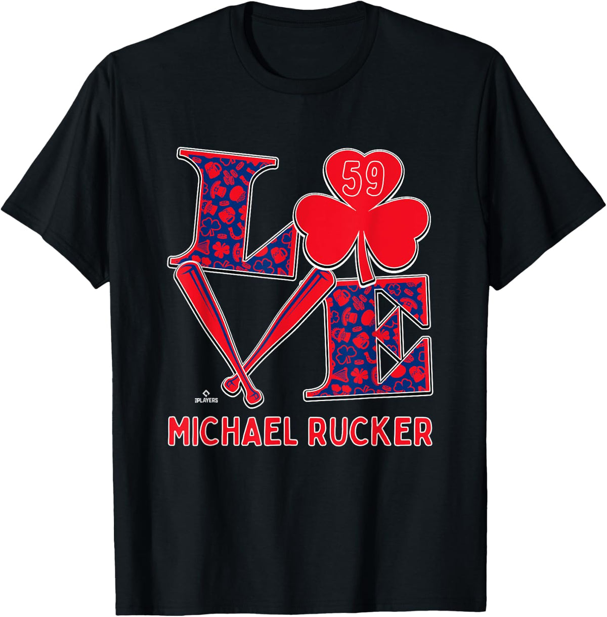 St Patrick's Day Love Floral Michael Rucker Philadelphia Apparel | US Best Seller