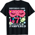 Spa Birthday Party Themed Birthday TShirt Girls Age 7 T-Shirt | Trending 2025 | Aesthetic Casual Look