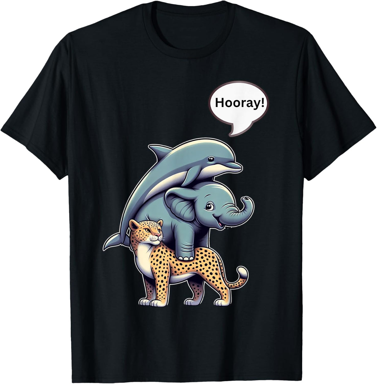 Elephant Dolphin Cheetah Animal Men Women Kids Adults Apparel Streetwear Style Best Seller Look