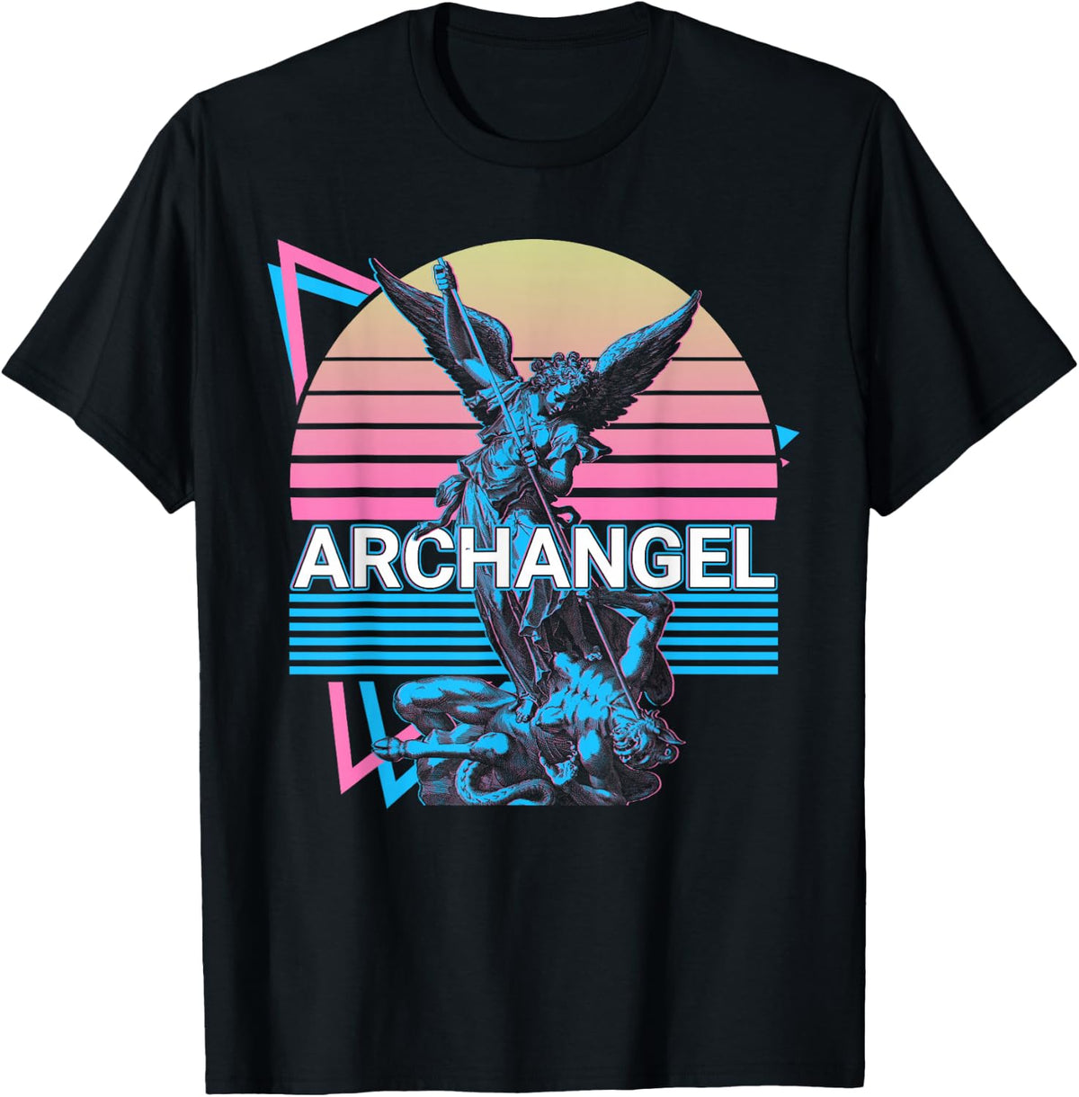 Archangel Michael Saint Michael Retro Apparel | Everyday Casual Wear