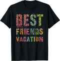 Vintage BEST FRIENDS VACATION Leopard Print Summer Trip Apparel High Search Demand Gift Ready