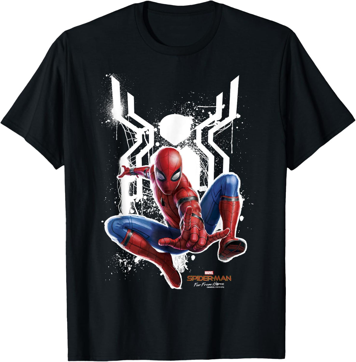 Marvel Spider-Man Far From Home Painted Logo Swing Poster Apparel | Bestseller Style | Perfect Gift Choice