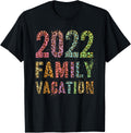 Vintage 2022 FAMILY VACATION Leopard Print Summer Trip Apparel Trending US Gift Ready