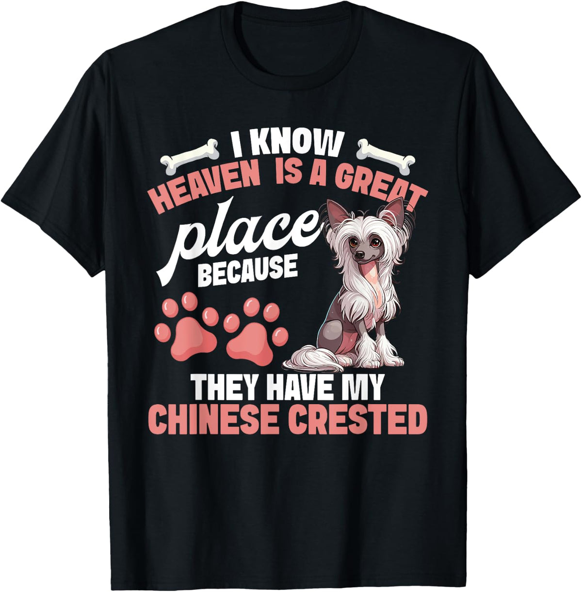 Puppy Lover Pet Great Place Dog Enthusiast Chinese Crested T-Shirt for Men Women Kids T-Shirt | Premium Quality | Aesthetic Casual Look