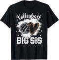 Volleyball Game Day Leopard Cheetah Women Volleyball Big Sis Apparel Comfort Fit Fan Favorite