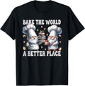 Cute Cupcake Gnomes For Girls Bake The World A Better Place Apparel | Premium Quality | High CTR Boost