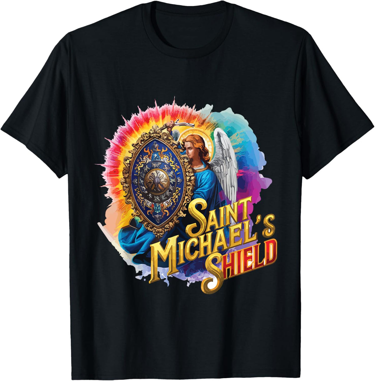 Saint Michael Shield Archangel Apparel | Trending 2025