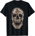 Cool Leopard Print Skull Funny Animal Skin Head Bone Gift Apparel Viral TikTok Find Fan Favorite