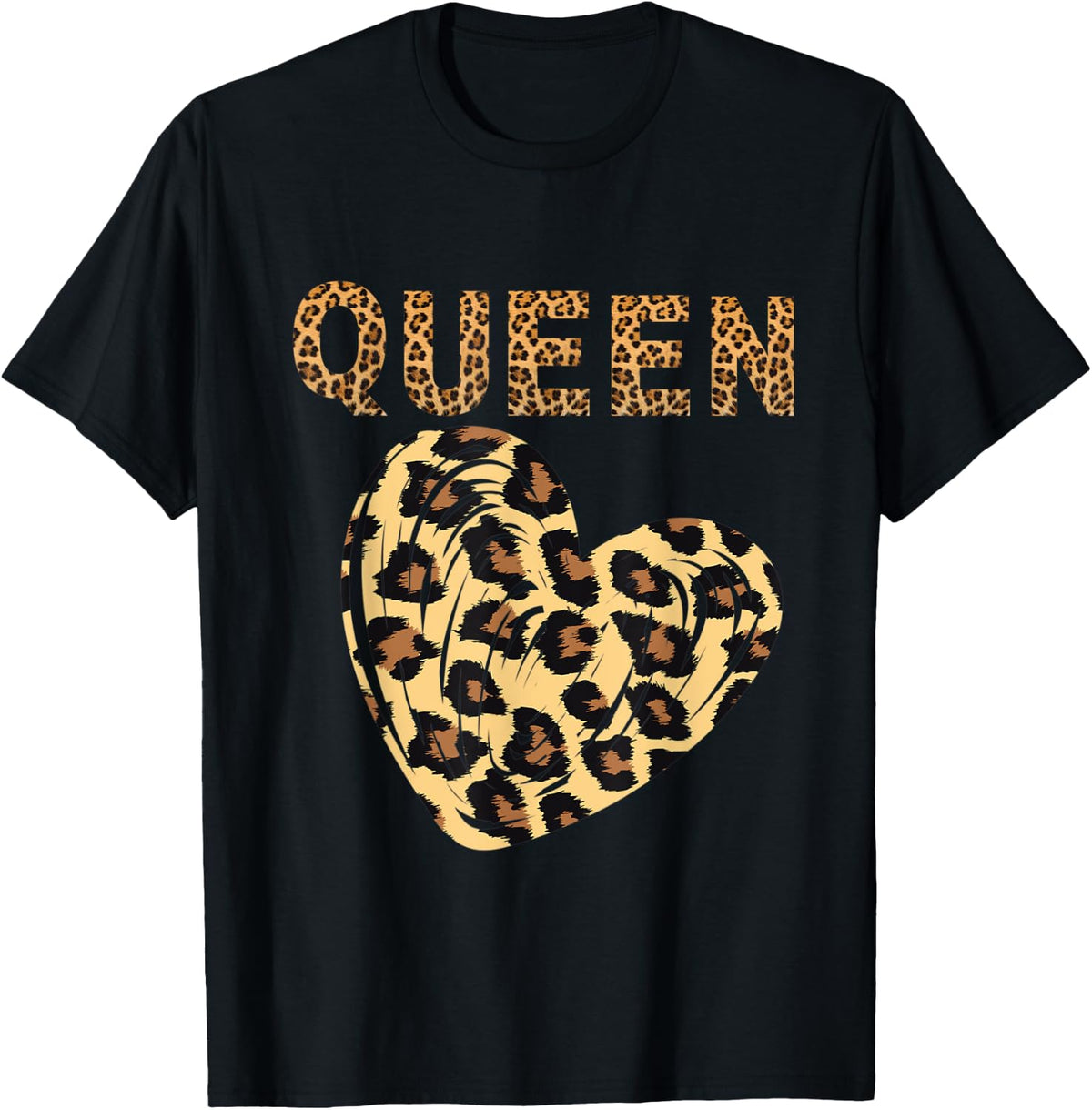 Cute Cheetah Leopard Print Queen Heart African Valentines Apparel Premium Print Hot Right Now