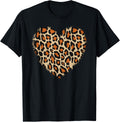 Cheetah Leopard Heart girls animal Heart Print Apparel High Search Demand Gift Ready