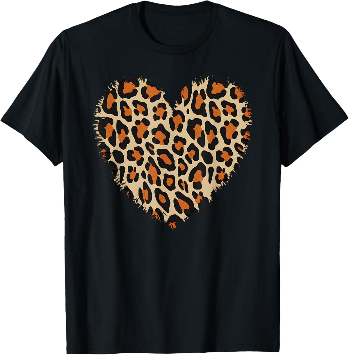 Cheetah Leopard Heart girls animal Heart Print Apparel High Search Demand Gift Ready