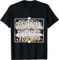 Occupational Therapist Leopard Cheetah Print OT Therapy Apparel Premium Print US Top Pick