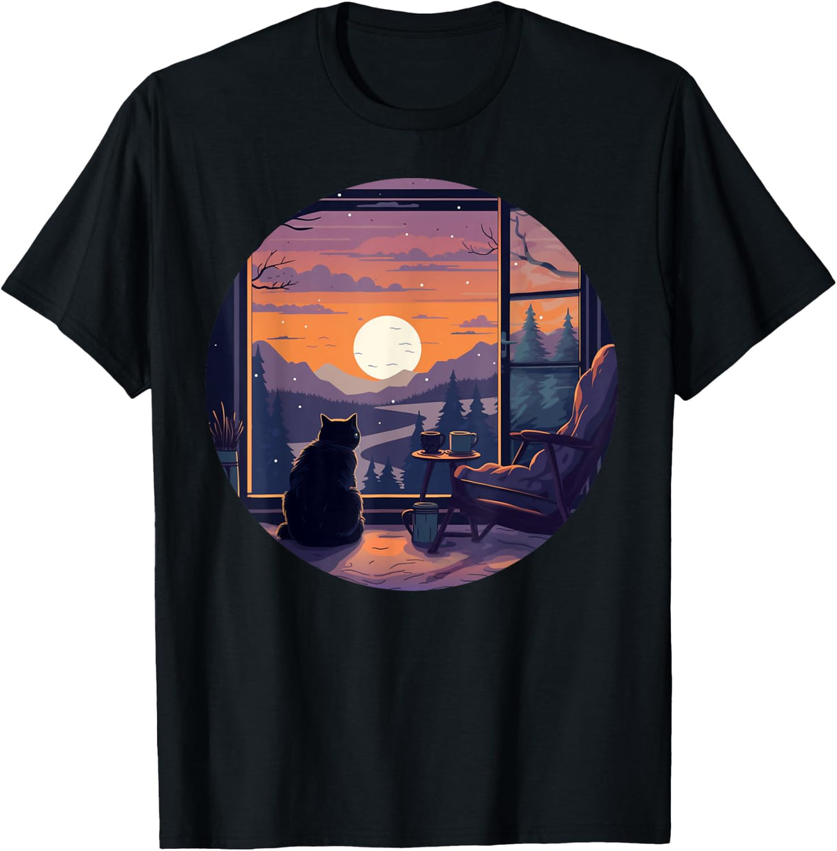 Cozy costume, a cat snuggles up to face the cold season T-Shirt for Men Women Kids T-Shirt | High Search Volume | Daily Wear Essential
