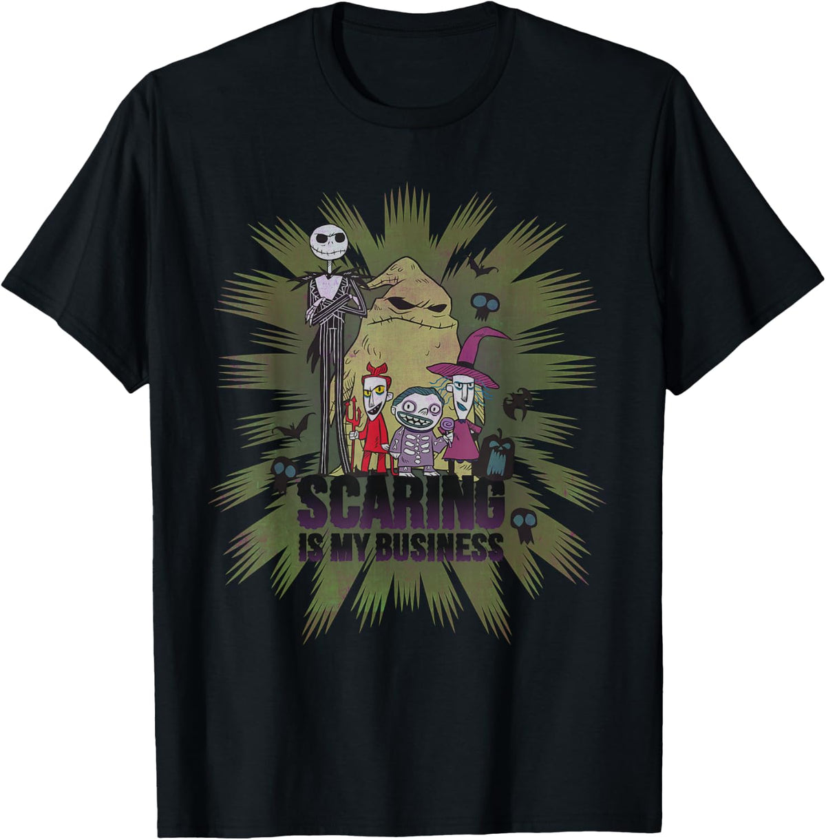 Disney The Nightmare Before Christmas Characters Halloween Apparel | US Best Seller
