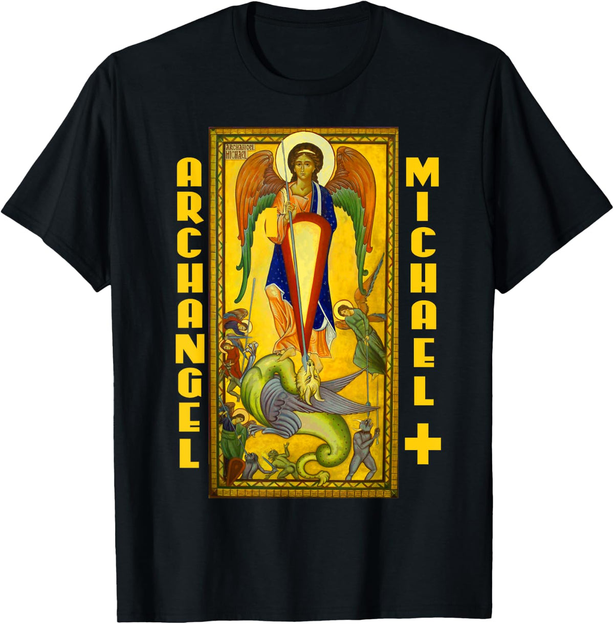 Archangel Michael St. Michael Protect Us T-Shirt Tee Shirt T-Shirt | US Best Seller