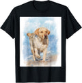Labrador retriever on the beach watercolor - for Lab owner Men Women Girls Kids Apparel | High Search Volume | Daily Wear Essential