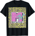 MTV Music Television Neon Cheetah Block Logo Apparel Comfort Fit Best Seller Look