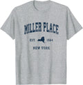 Miller Place New York NY Vintage Athletic Navy Sports Design Apparel | Trending 2025 | Aesthetic Casual Look