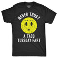 Funny Taco Shirt Mens Taco Shirt Taco Tuesday Funny Mens Taco Shirt Taco Party Shirt Never Trust a Taco Tuesday Fart Graphic Tee – Bold Style · Must-Have Style