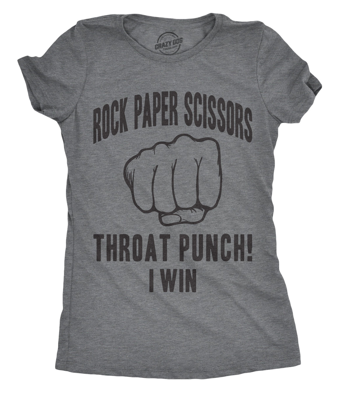 Sarcastic Shirts Women Shirts With Funny Sayings Funny Womens Shirt Offensive Shirt for Women Rock Paper Scissors Throat Punch Graphic Tee – Bold Style · Top Pick For Any Outfit