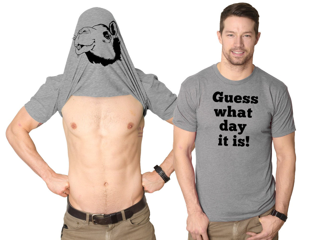 Camel Flip T Shirt Funny Hump Day Shirt Camel Shirt Shirt for Animal Lovers Funny Camel Clothes FlipOver Shirt Mens T Shirt Graphic Tee – Feel-Good Design · Top Pick For Any Outfit