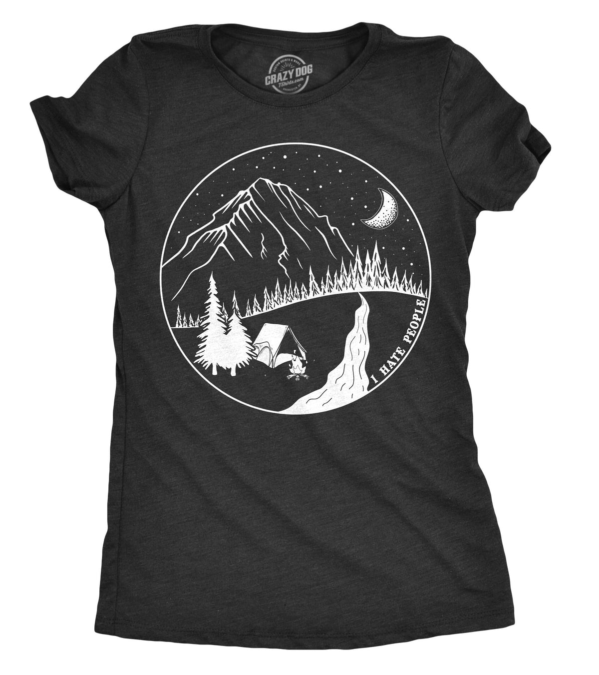 Funny Camping Shirt Womens Camping Shirt Summer Vacay Shirt Campfire Shirt Happy Camper Shirt Adventure Shirt I Hate People Shirt Graphic Tee – Premium Graphic · Perfect For Daily Wear