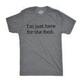 Food Shirts Funny Shirts For Men Im Just Here for the Food Sarcastic Shirts Funny Shirts for Men Shirts With Funny Sayings Graphic Tee – Soft Feel · High-Quality Print