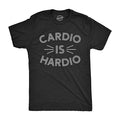 Fitness Shirt Men Funny Workout Shirt Funny Gym Shirt For Men Sarcastic Exercise Shirt Funny Workout Shirt Men Cardio is Hardio Graphic Tee – Feel-Good Design · Perfect For Daily Wear