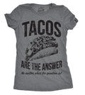Funny Shirts Taco Shirt Taco Tuesday Womens Taco Shirt Tacos are the Answer Shirt Funny Taco Shirt Fitness Taco Shirt Taco Joke Graphic Tee – Bold Style · High-Quality Print