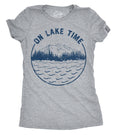 Lake Shirt Camping Gear Camping Gift Womens Camping T Shirt Happy Camper T shirt Funny Camping Shirt For Women On Lake Time Shirt Graphic Tee – Fan Favorite · Perfect For Daily Wear