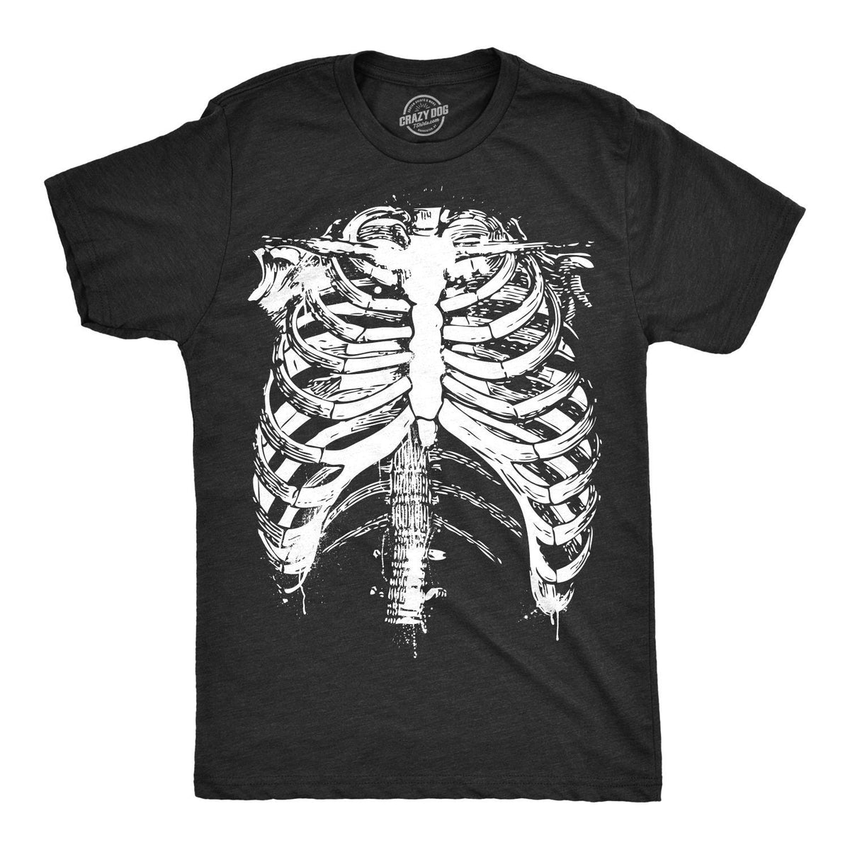 Rib Cage Shirt Halloween Shirt Men Black Spooky Shirt Funny Halloween Tee Halloween Costume Skeleton Shirt Men S M L XL XXL XXXL Graphic Tee – Aesthetic Look · Perfect For Daily Wear