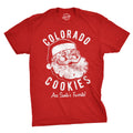 Santa Face Christmas Shirt Christmas Shirt Men Colorado Cookies Shirt Festive Tees Guys Christmas Pot Shirt Christmas Weed Shirts Graphic Tee – Feel-Good Design · Trending Graphic Apparel