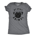 Pug Shirt Womens Cute Shirt Spirit Animal Pug Animal Shirt Trendy Shirts Funny Pug Shirts My Spirit Animal Pug Funny Dog Shirts Graphic Tee – Feel-Good Design · Top Pick For Any Outfit