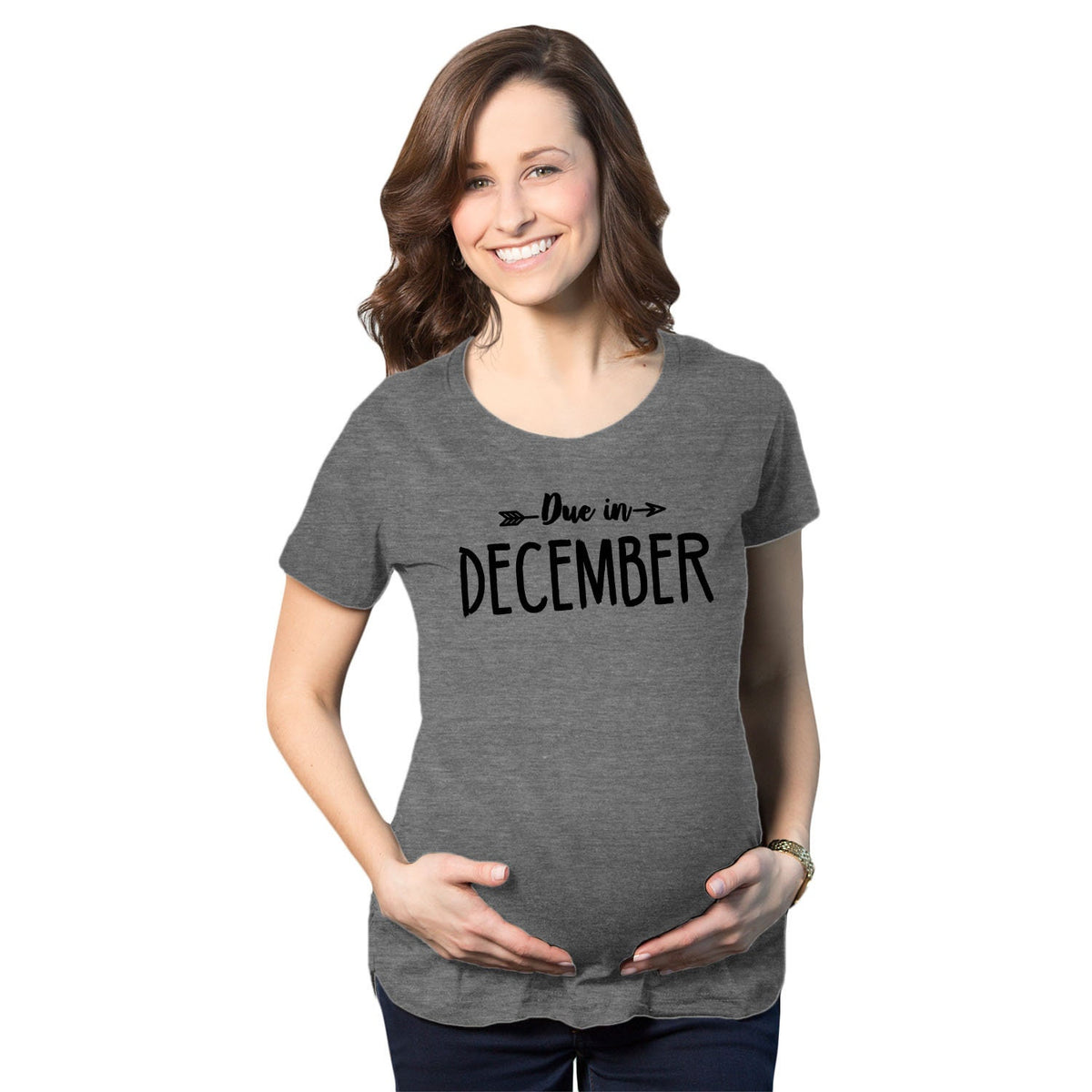 December Baby Shirt Due In December Shirt Born In December Gift Baby Due Date Shirt Funny Maternity Shirt Expecting Shirt Mom To Be Graphic Tee – Premium Graphic · Great Gift For Fans