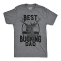 Deer Hunting Shirt Shooting Dad Shirt Hunter Shirt Funny Buck Head Shirt Funny Fathers Day Gift Best Bucking Dad Ever Graphic Tee – Warm & Stylish · Great Gift For Fans
