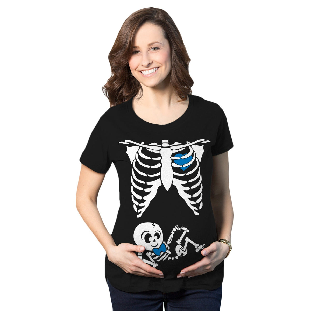 Maternity Shirt For Halloween Pregnant Shirt Skeleton Baby Boy Funny Maternity Shirt Funny Pregnant Shirt Halloween Maternity Shirt Graphic Tee – Fan Favorite · Perfect For Daily Wear