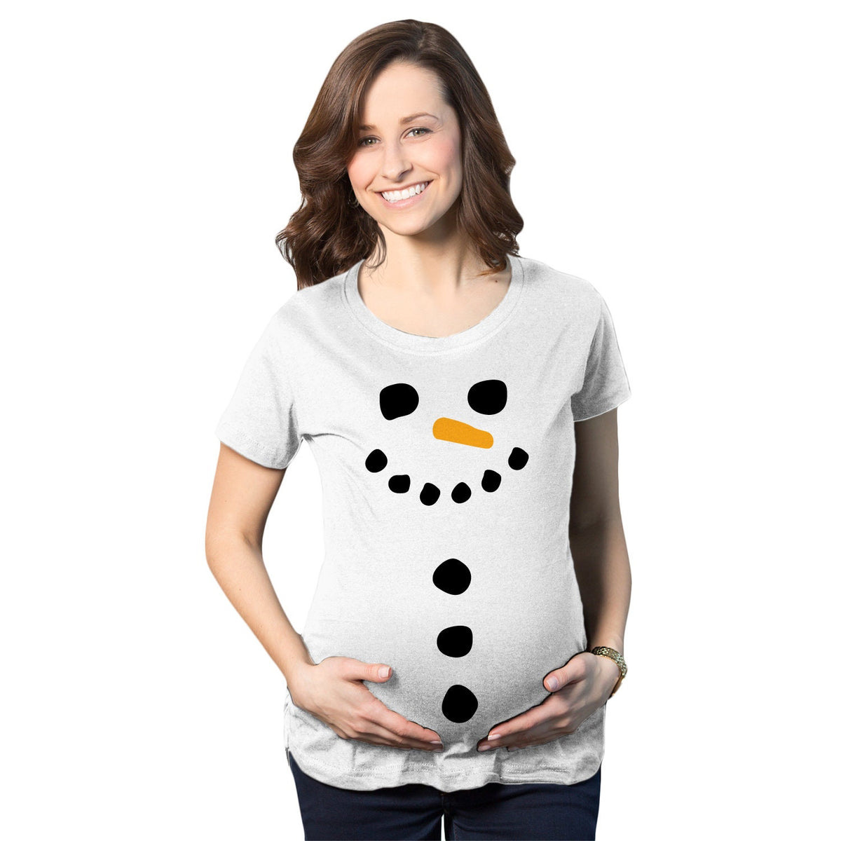 Snowman Maternity Shirt Christmas Pregnant Shirt Pregnancy New Mom Xmas Baby Gift Baby Bump Shirt Christmas Mum To Be Gifts Graphic Tee – Feel-Good Design · Must-Have Style