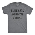 I Like Cats And Maybe 3 People T Shirt Funny Mens Cat Tshirts Cat Lover Gift Funny Mens Tshirts Cat Dad Shirt Cute Mens Shirts Graphic Tee – Fan Favorite · Must-Have Style
