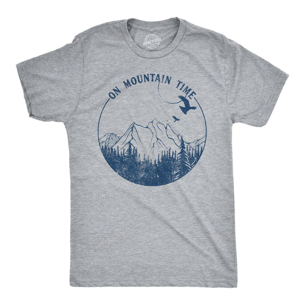 Mountain Shirt Camping Gear Hiking Gift Mens Camping T Shirt Happy Camper T shirt Funny Hiking Shirt For Men On Mountain Time Shirt Graphic Tee – Soft Feel · Perfect For Daily Wear