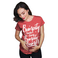 Christmas Maternity ShirtBumpity Bump Bump Christmas Pregnancy Pregnant For Xmas Red Festive Ruched Pregnancy Tops Festive Baby Bump Graphic Tee – Warm & Stylish · Great Gift For Fans