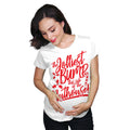 Christmas Maternity Shirt Funny Christmas Pregnant Shirt Pregnancy New Mom Xmas Baby Gift Baby Bump Shirt Jolliest Bump Cute Xmas Graphic Tee – Easygoing Wear · High-Quality Print