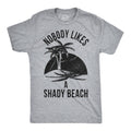 Mens Beach T Shirt Mens Funny T shirt Beach Vacation Shirts Nobody Likes A Shady Beach Shirt Hilarious Mens Tees Beach Lovers Gift Graphic Tee – Aesthetic Look · Great Gift For Fans