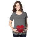 XOXO Heart Baby Maternity Shirt Love Plus Size Valentines Day Pregnancy Tee Baby Heart Pregnant Shirt Large Mom To Be Heart Baby Bump Graphic Tee – Soft Feel · Great Gift For Fans