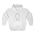 Chicago Illinois Hoodie Adult Unisex I Heart Chicago Hoodie Sweatshirt Personalization Available Hoodie – Fan Favorite · Trending Graphic Apparel