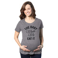 Maternity Shirt Funny Funny Pregnancy Shirt Funny Pregnant Shirt Baby Announcement Shirt Cute Maternity Shirt The Baby Made Me Eat It Graphic Tee – Feel-Good Design · Must-Have Style