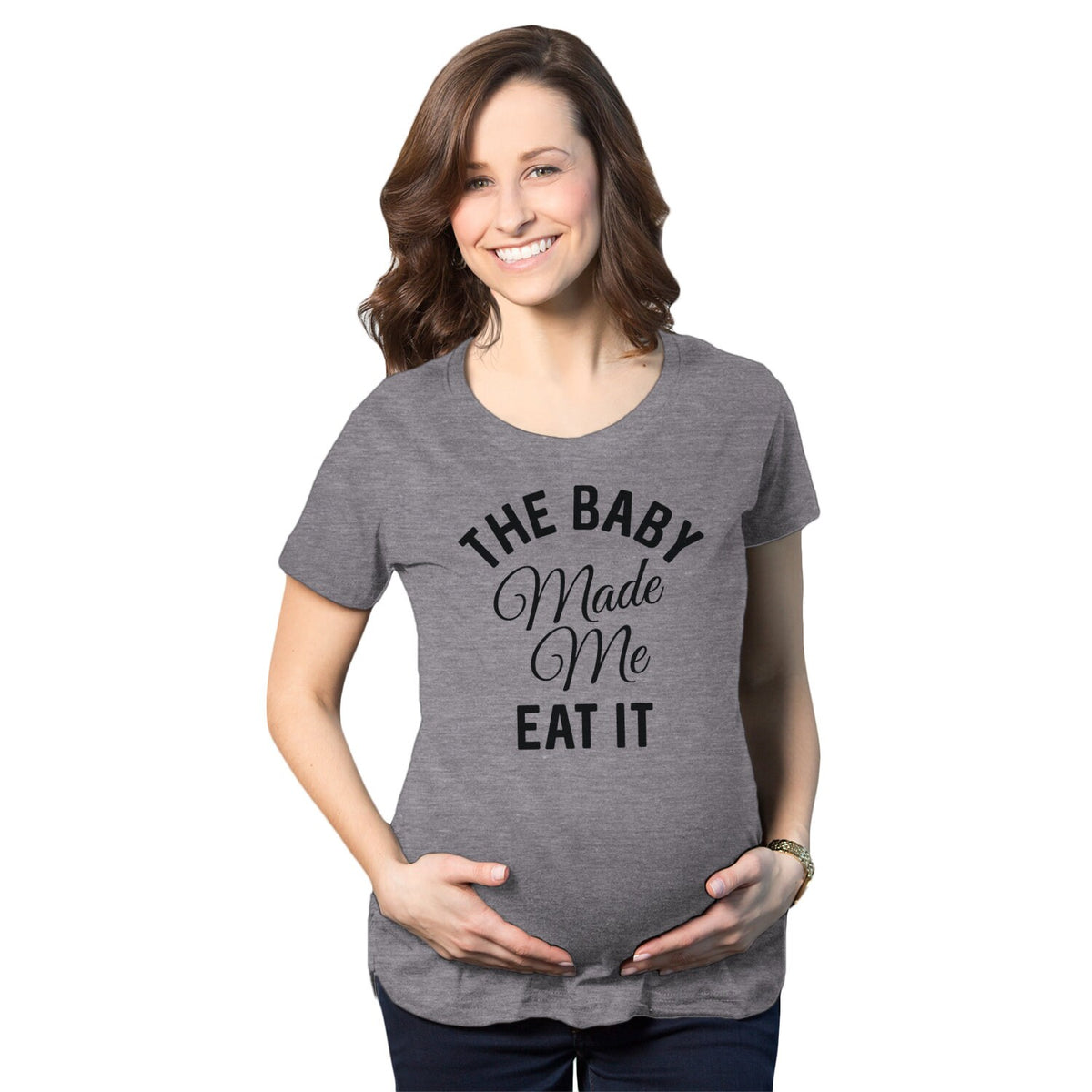 Maternity Shirt Funny Funny Pregnancy Shirt Funny Pregnant Shirt Baby Announcement Shirt Cute Maternity Shirt The Baby Made Me Eat It Graphic Tee – Feel-Good Design · Must-Have Style
