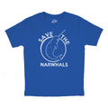 Youth Save The Narwhals Shirt Kids Narwhal T Shirt Marine Biologist Shirt Ocean Conservation Funny Narwhal Top Narwhal Gifts Graphic Tee – Soft Feel · Great Gift For Fans