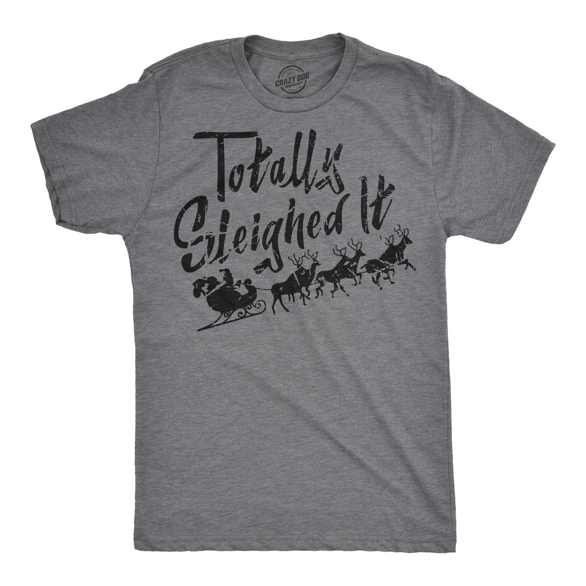Christmas In July Shirt Reindeer Shirt Men Tacky Christmas Shirt Funny Xmas Tee Men Totally Sleighed It T Shirt Graphic Tee – Warm & Stylish · Perfect For Daily Wear