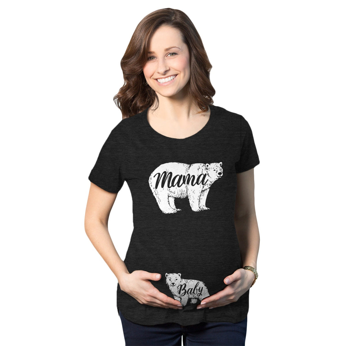 MATERNITY SIZES Baby Bear Maternity Shirt Stretchy Mama Bear Pregnancy T Shirt Gift For New Moms Mama Bear Tshirt Funny Pregnant Shirt Graphic Tee – Everyday Comfort · Perfect For Daily Wear