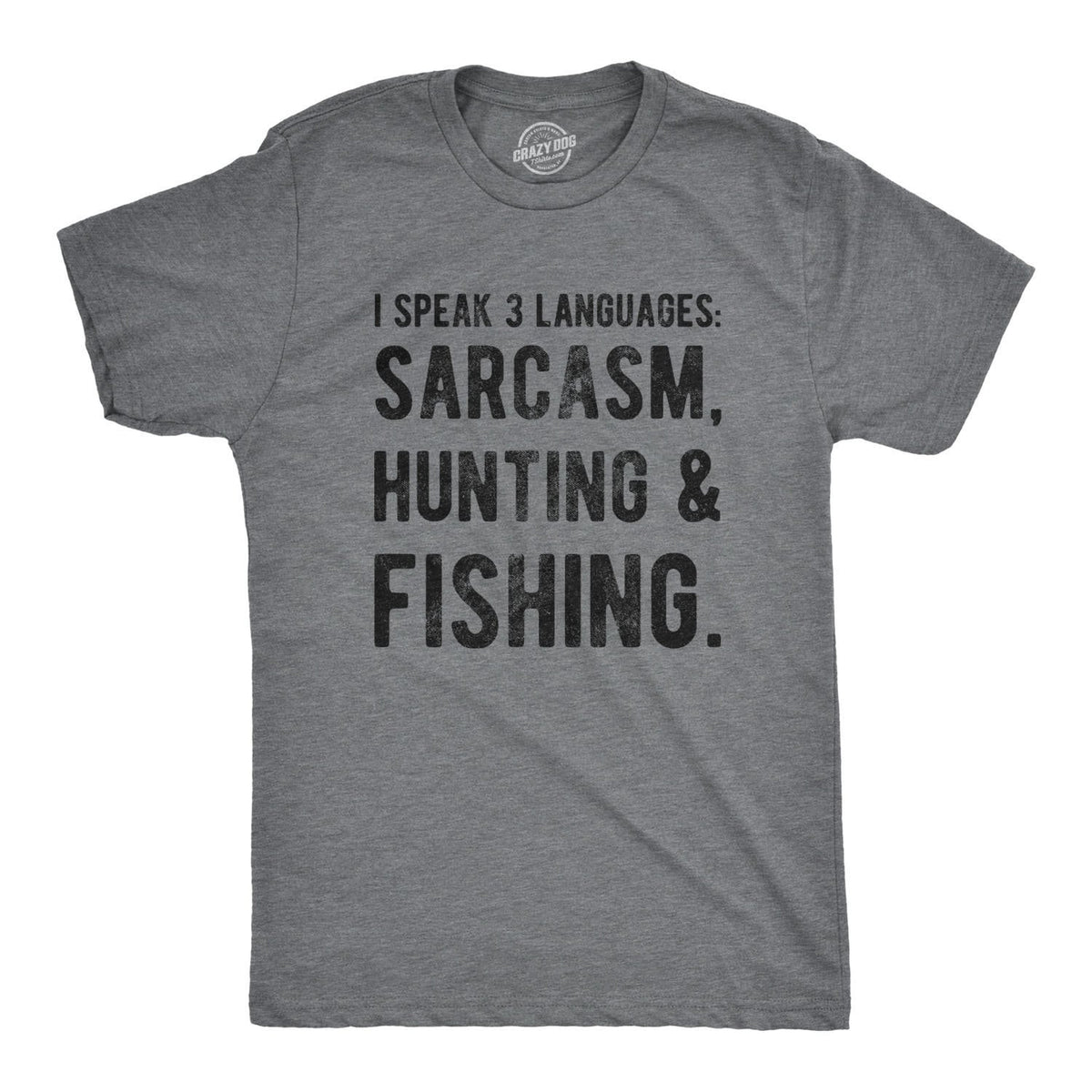 Mens Fishing Shirt Funny Fishing Shirt Fisherman Gifts Hunting Tshirt Speak 3 Languages Sarcasm Hunting Fishing Funny Hunting Shirts Graphic Tee – Feel-Good Design · High-Quality Print